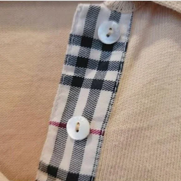 Vintage Burberry Polo Relax Loose Fit Knit Sweater - Picture 7 of 7